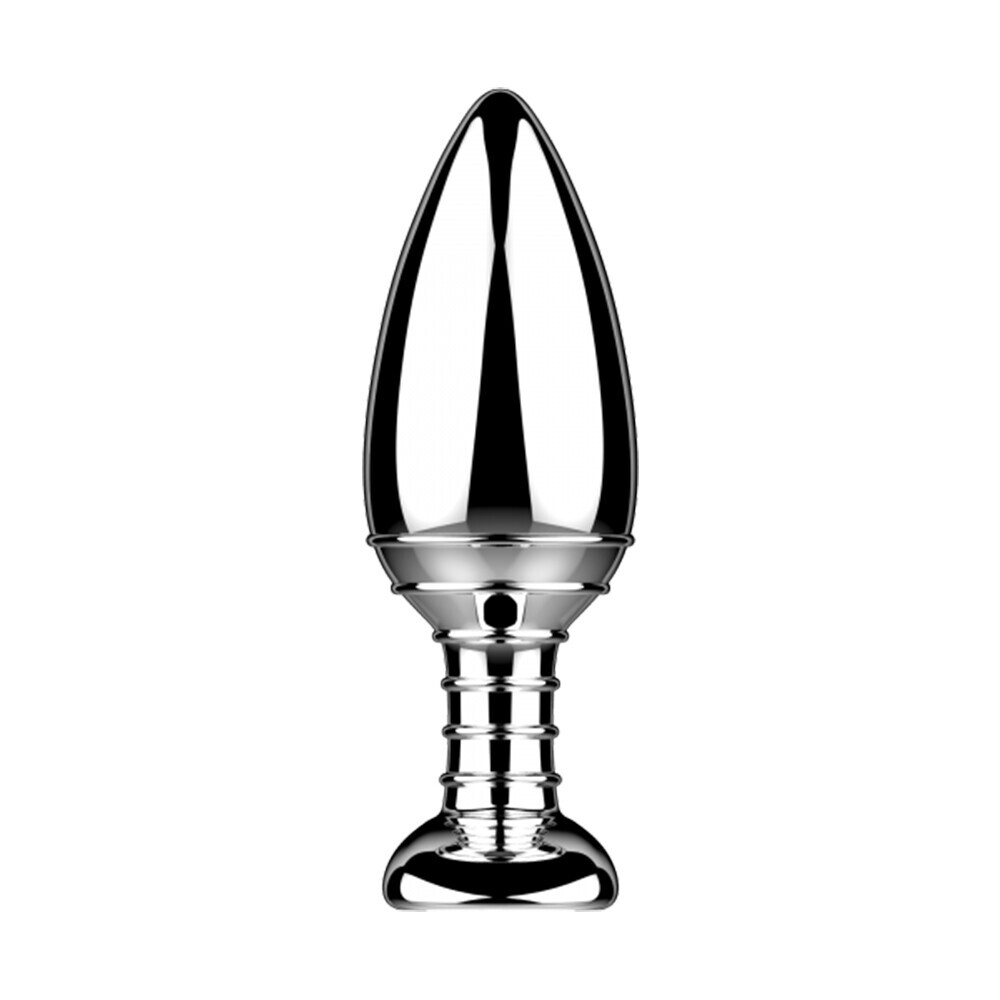 The Nexus Cestos Remote Control Aluminium Vibrating Butt Plug from Forbidden Passion