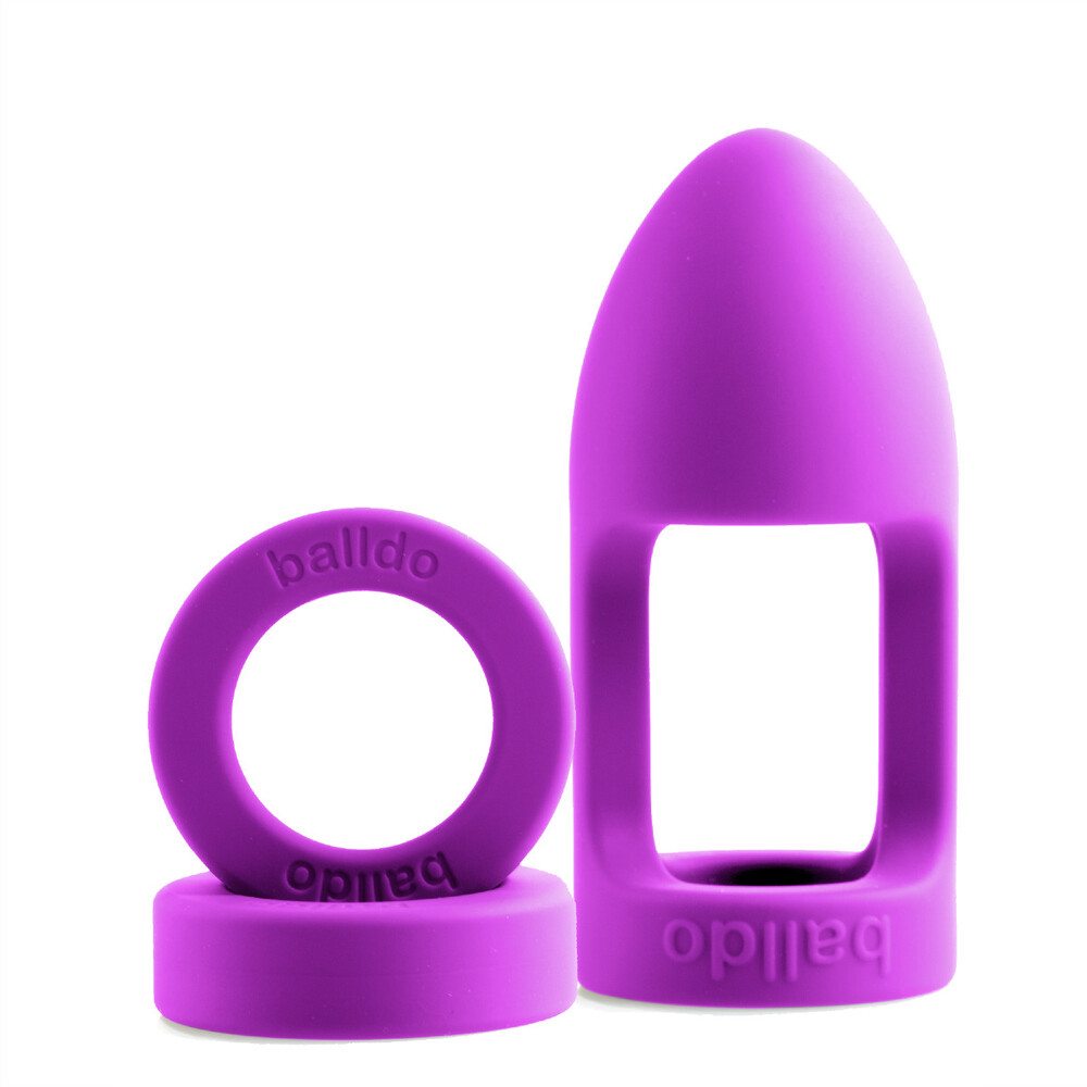 The Balldo The Worlds First Ball Dildo Purple from Forbidden Passion
