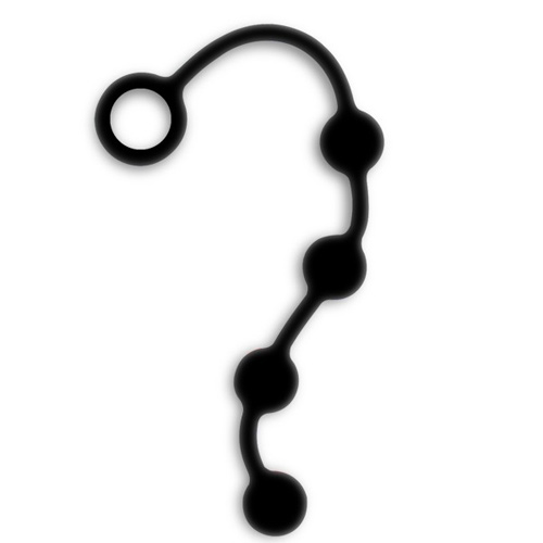 The Nexus Excite Small Silicone Anal Beads from Forbidden Passion