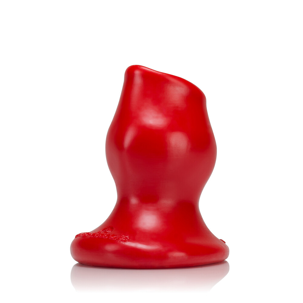 The Oxballs Hollow Butt Plug Medium Red from Forbidden Passion