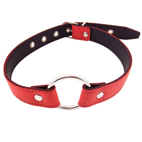 The Rouge Garments O Ring Gag Red from Forbidden Passion