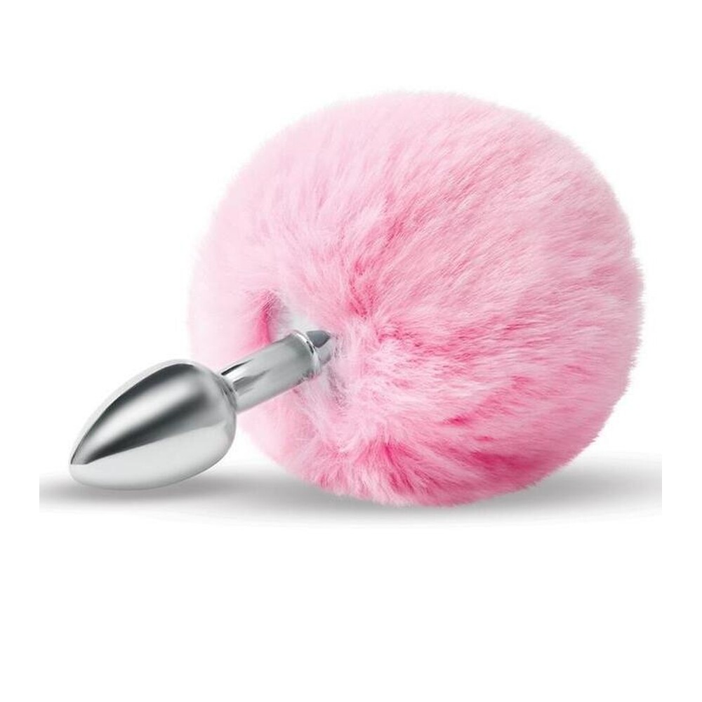 The Furry Tales Pink Bunny Tail Butt Plug from Forbidden Passion