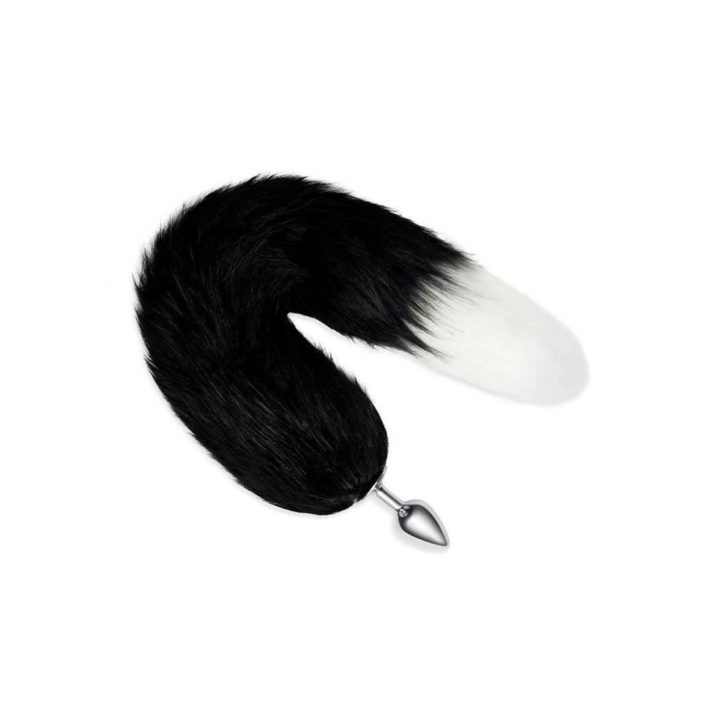 The Furry Tales Black Foxtail Butt Plug from Forbidden Passion