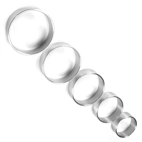 The Thin Metal 1.35 inches Diameter Cock Ring from Forbidden Passion