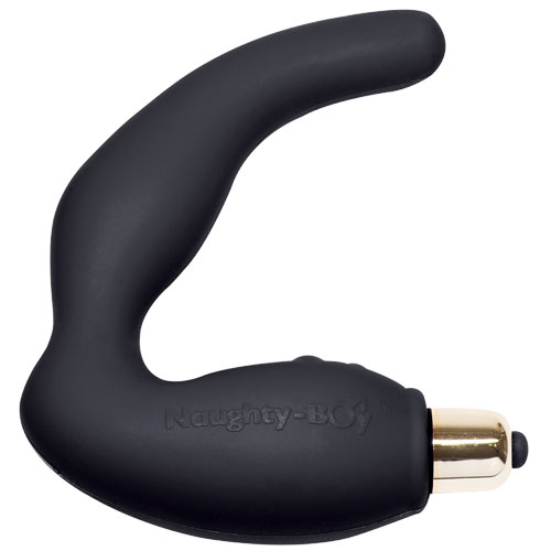 The Rocks Off 7 Speed Naughty Boy Black Prostate Massager from Forbidden Passion