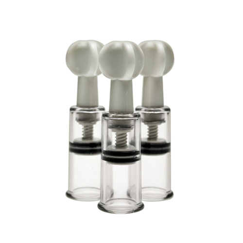 The Size Matters Max Twist Clit and Nipple Triple Sucker Set from Forbidden Passion