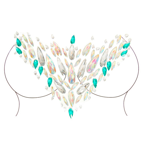 The Sena Face Jewels Sticker BODY004 from Forbidden Passion