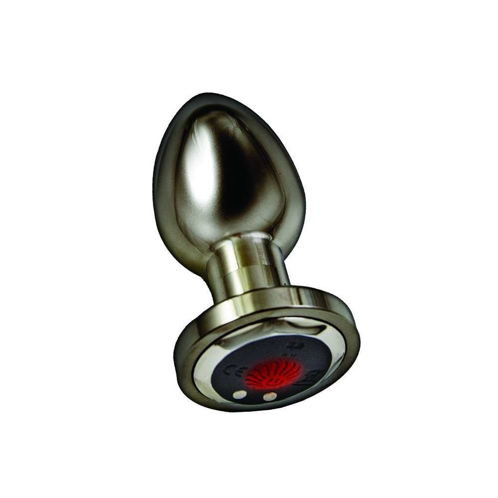 The Ass Sation Remote Vibrating Butt Plug Black from Forbidden Passion