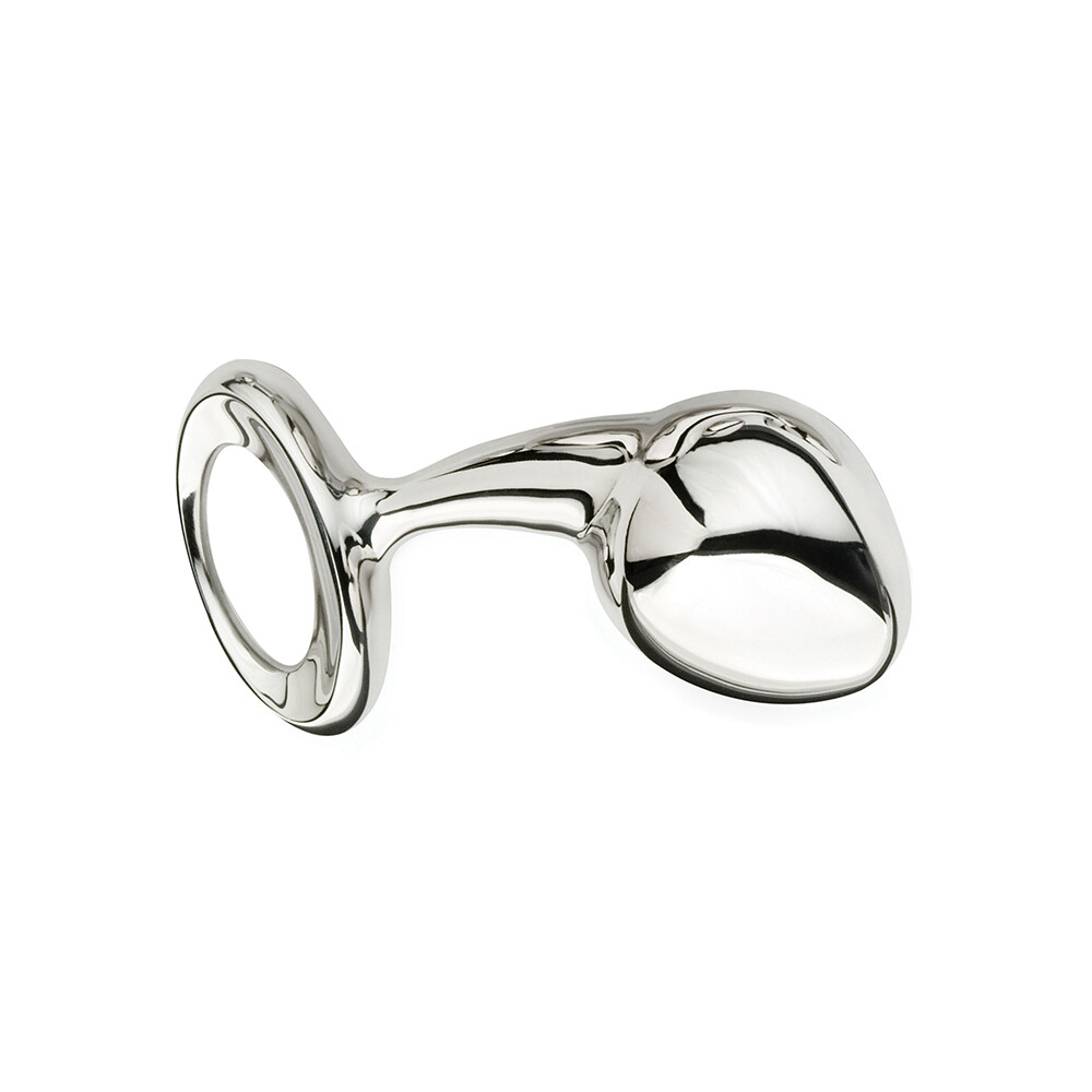 The Njoy Pure Plugs Large Stainless Steel Butt Plug from Forbidden Passion