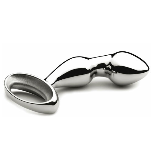 The Njoy Pure Fun Plug Stainless Steel PSpot Butt Plug from Forbidden Passion