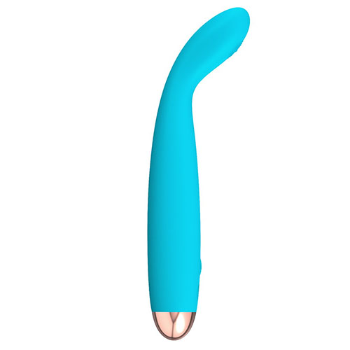 The Cuties Silk Touch Rechargeable Mini Vibrator Blue from Forbidden Passion