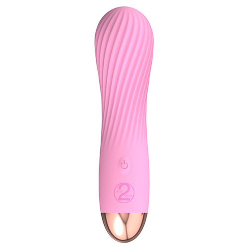 The Cuties Silk Touch Rechargeable Mini Vibrator Pink from Forbidden Passion