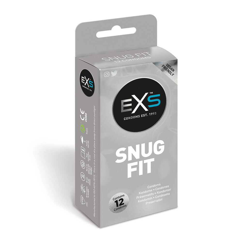 The EXS Snug Closer Fitting Condoms 12 Pack from Forbidden Passion
