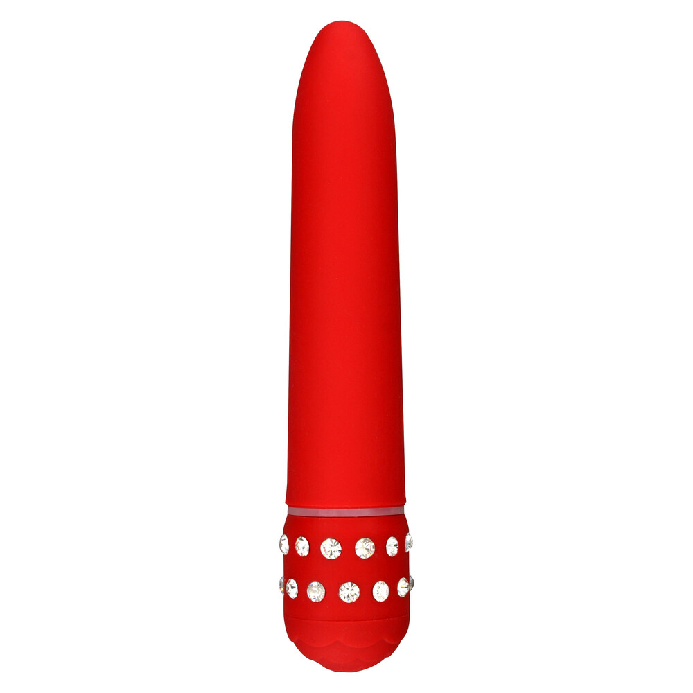 The ToyJoy Diamond Red Superbe Mini Vibrator from Forbidden Passion