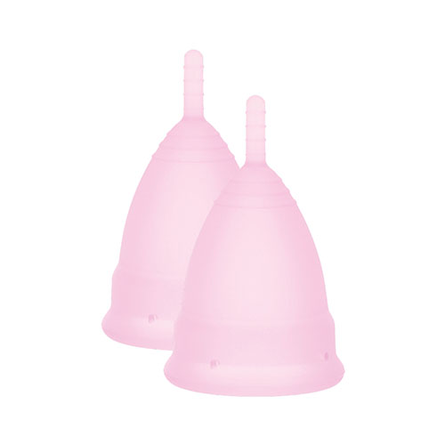 The Mae B Intimate Health 2 Small Menstrual Cups from Forbidden Passion