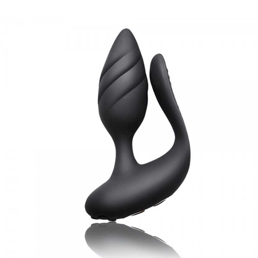 The Rocks Off Cocktail Remote Control Couples Vibe Black from Forbidden Passion