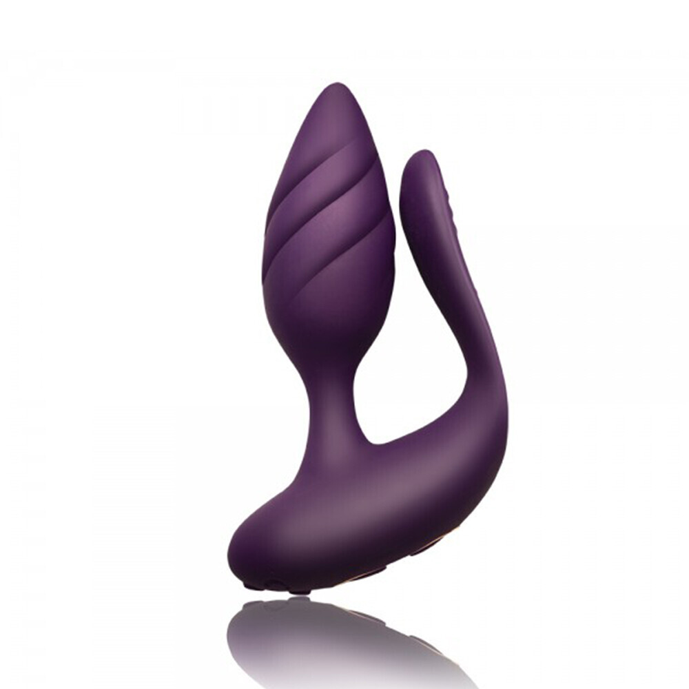 The Rocks Off Cocktail Remote Control Couples Vibe Purple from Forbidden Passion