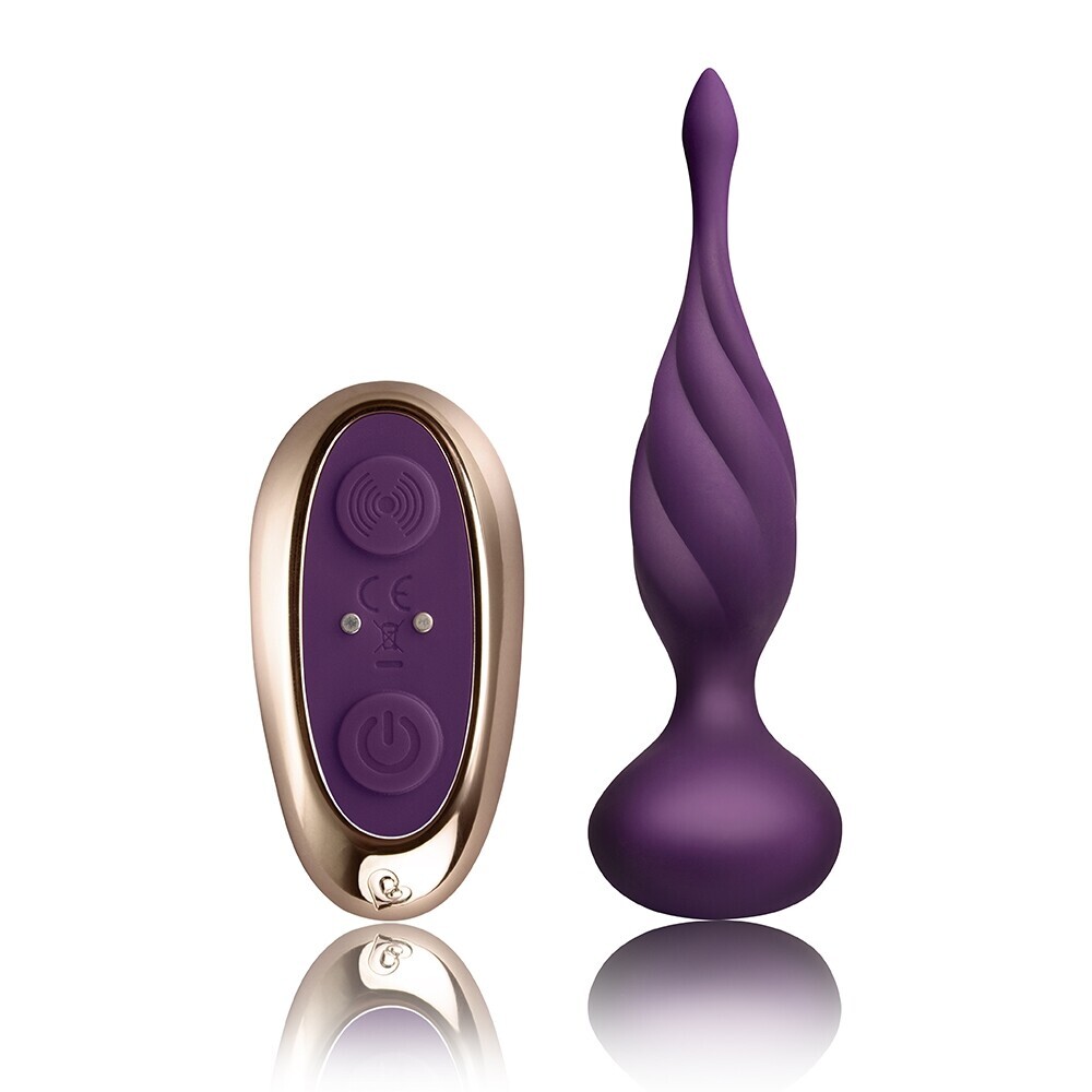 The Rocks Off Petite Sensations Discover Butt Plug Purple from Forbidden Passion