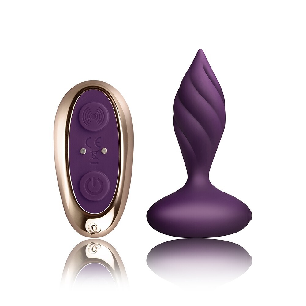 The Rocks Off Petite Sensations Desire Butt Plug Purple from Forbidden Passion