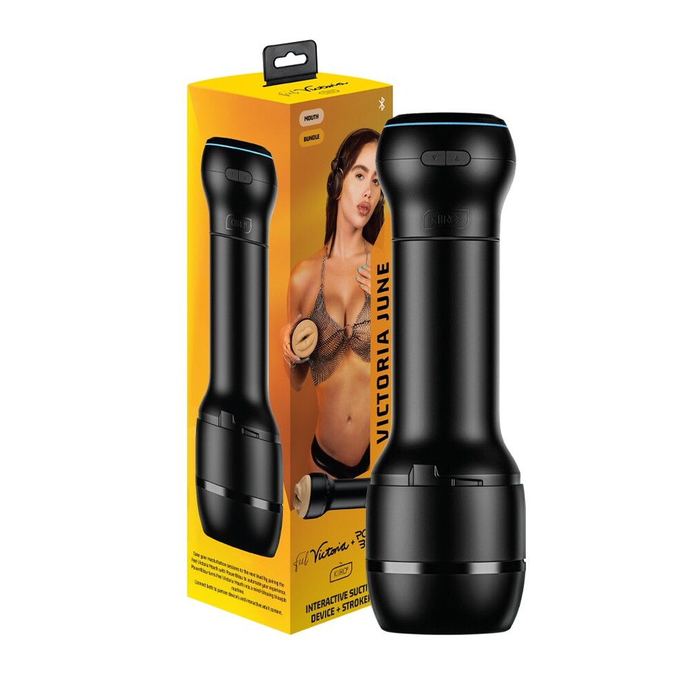 The Kiiroo Combo Interactive Powerblow Victoria June Masturbator from Forbidden Passion
