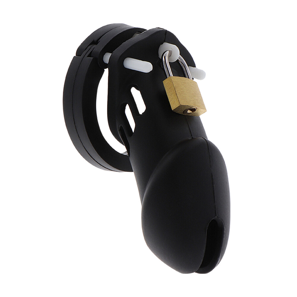 The Hidden Desire Extreme Chastity Silicone Cock Cage Large from Forbidden Passion
