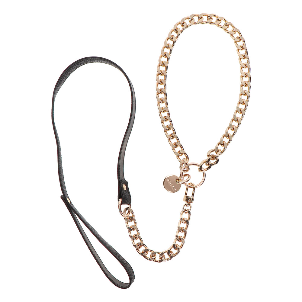 The Taboom Dona Statement Collar And Leash from Forbidden Passion