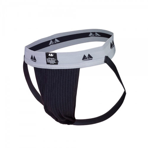 The Jockstrap Black with 2 Inch Waistband from Forbidden Passion