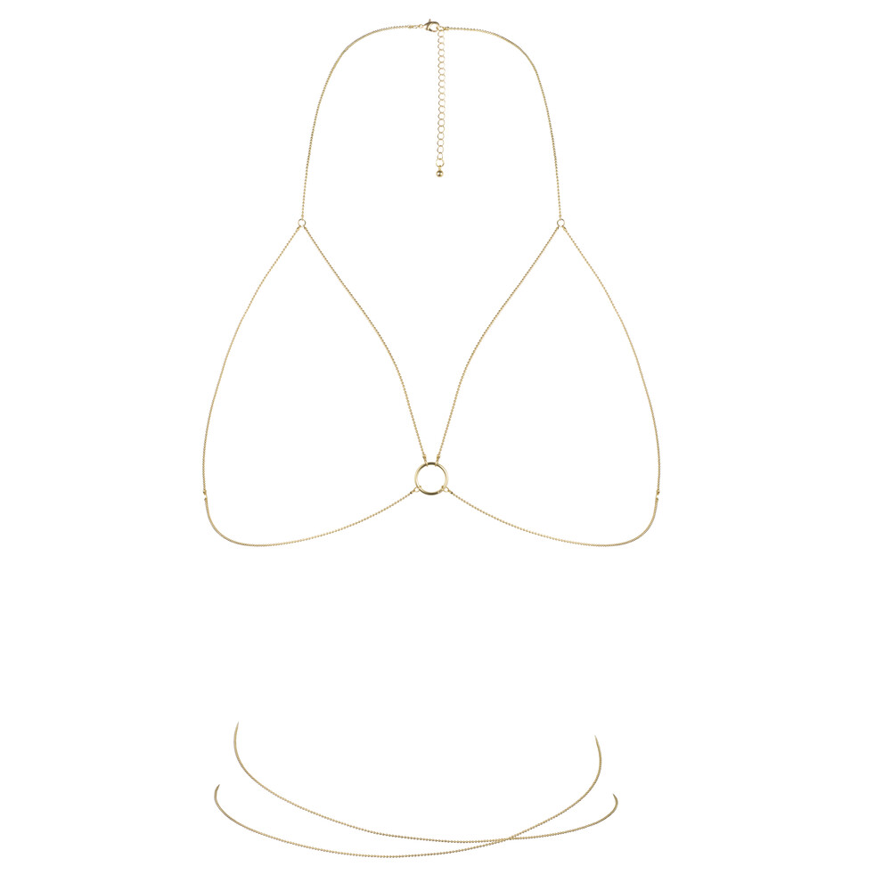 The Bijoux Indiscrets Magnifique Bra Chain Gold from Forbidden Passion