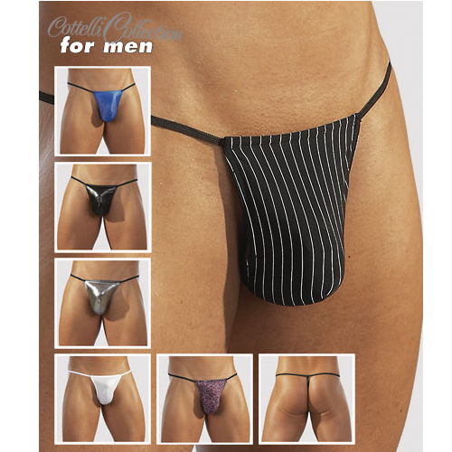 The Cottelli Set Of 7 G String Pouches from Forbidden Passion