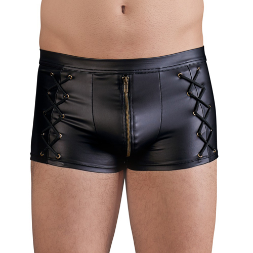 The NEK Matt Black Tight Fitting Pants from Forbidden Passion