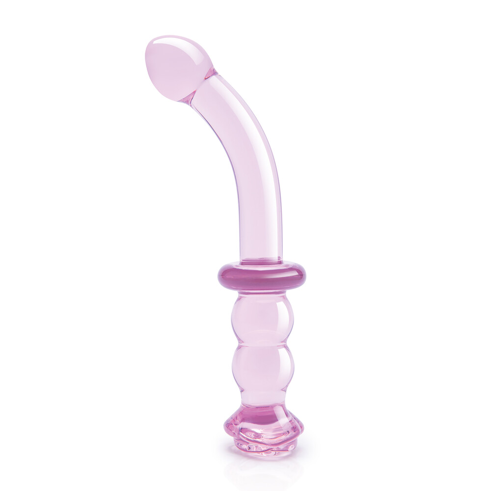 The Glaze Glass Rosebud GSpot Dildo from Forbidden Passion