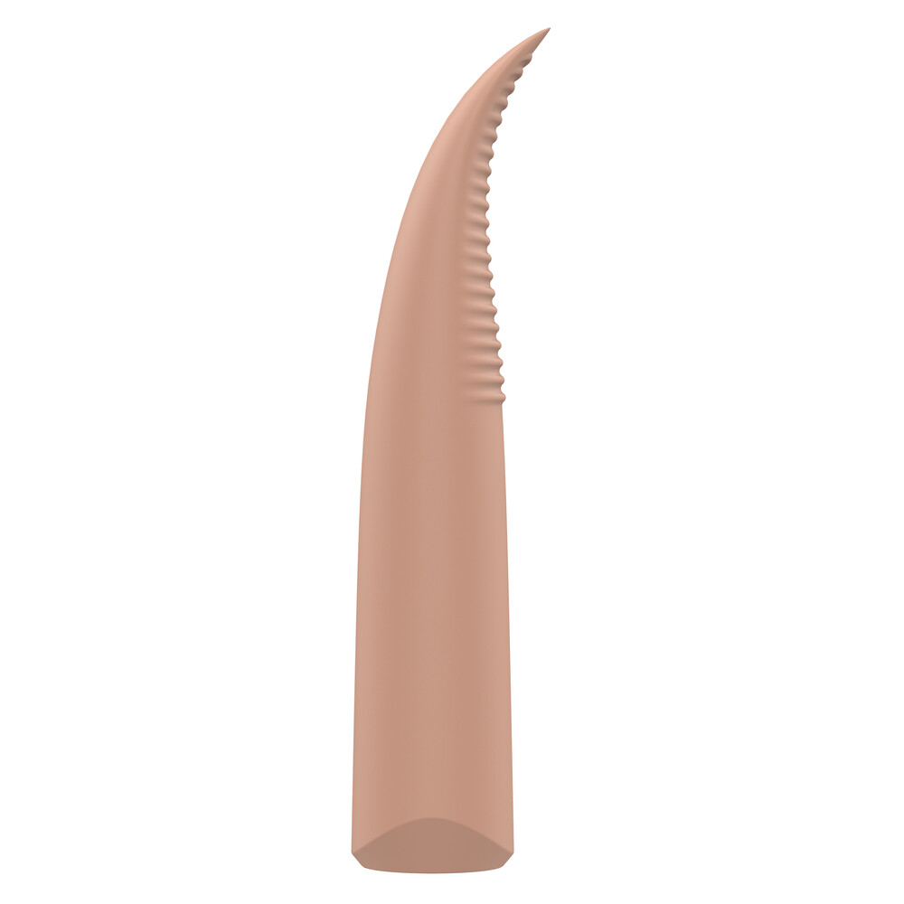 The Nude Laurel Mini Travel Massager from Forbidden Passion