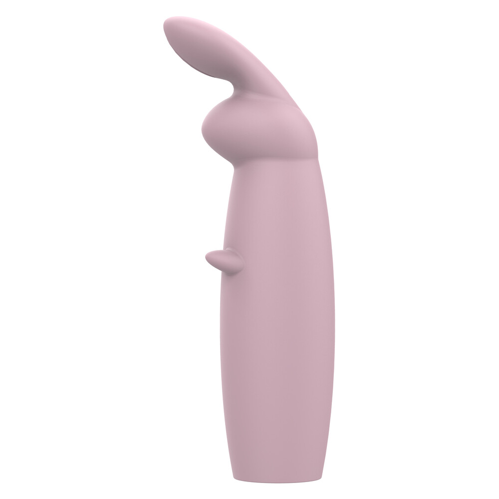 The Nude Hazel Mini Rabbit Massager from Forbidden Passion