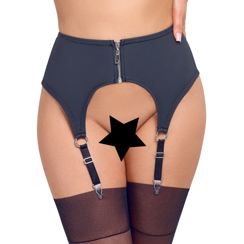 The Cottelli Zip Suspender Belt from Forbidden Passion