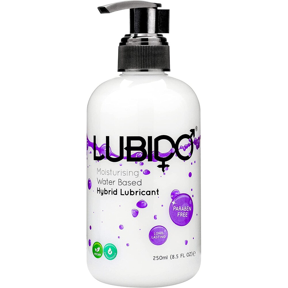 The Lubido HYBRID 250ml Paraben Free Water Based Lubricant from Forbidden Passion