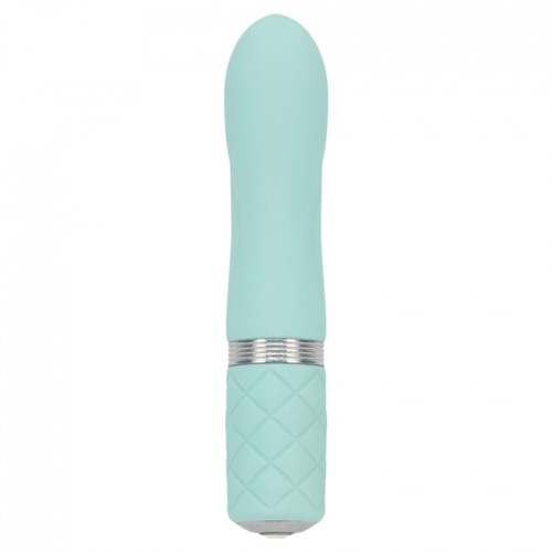 The Pillow Talk Flirty Rechargeable Bullet Teal from Forbidden Passion