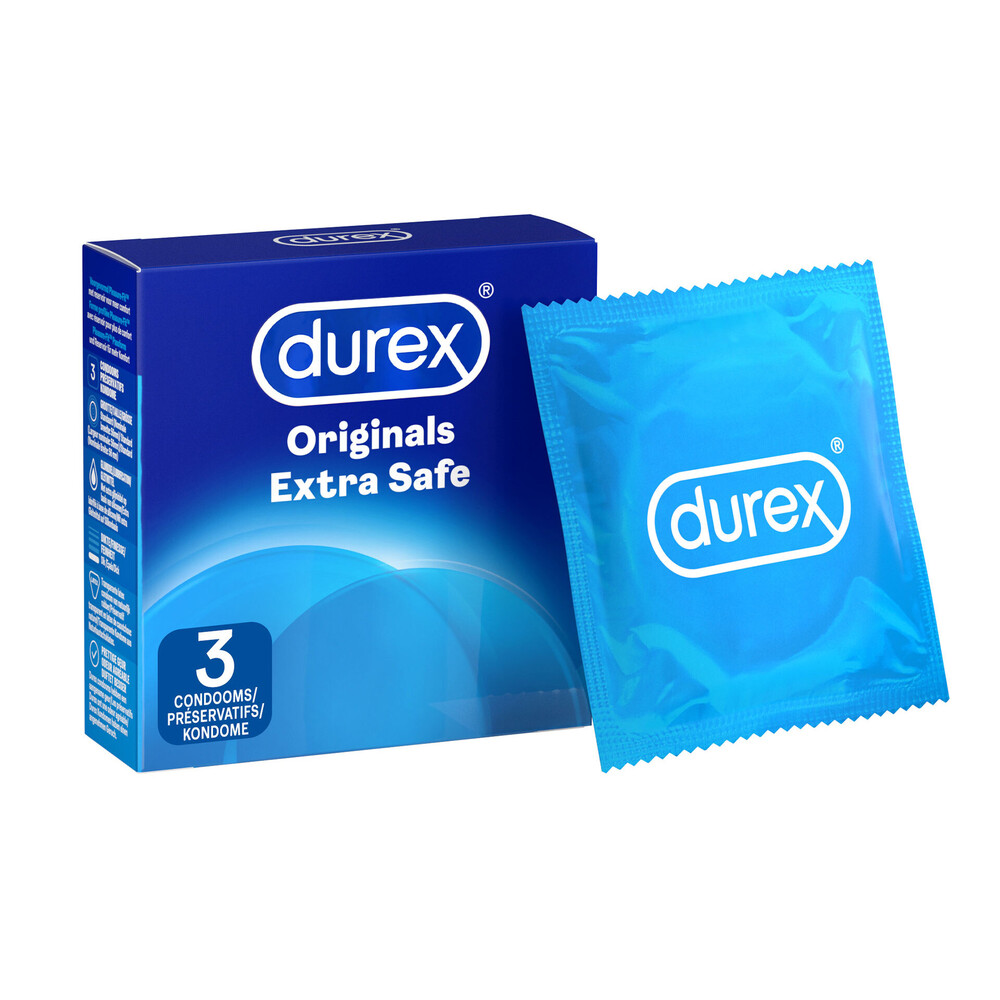 The Durex Extra Safe Regular Fit Condoms 3 Pack from Forbidden Passion