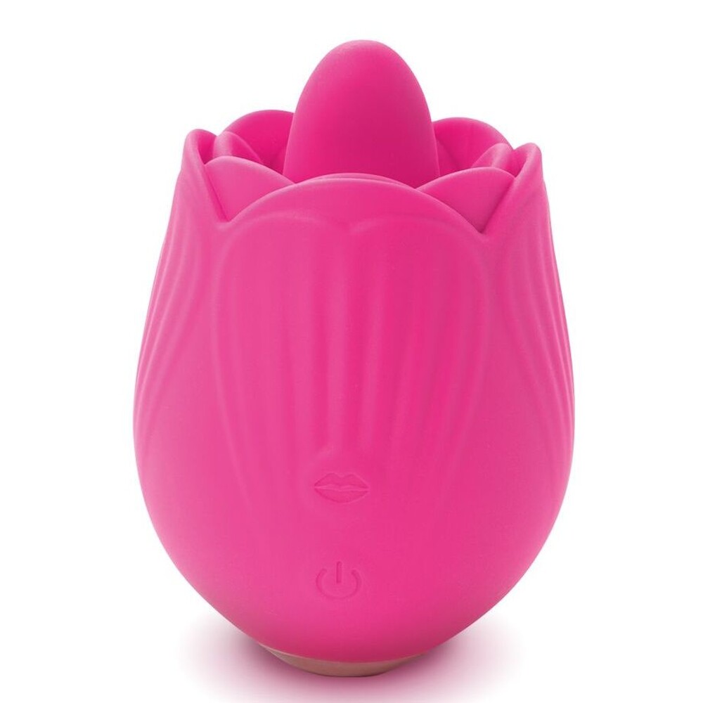 The Skins Rose Buddies The Rose Flix Clitoral Massager Pink from Forbidden Passion