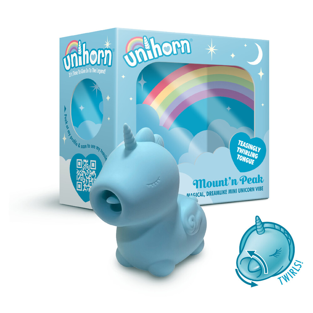 The Unihorn Mountn Peak Twirling Tongue Unicorn Vibe from Forbidden Passion