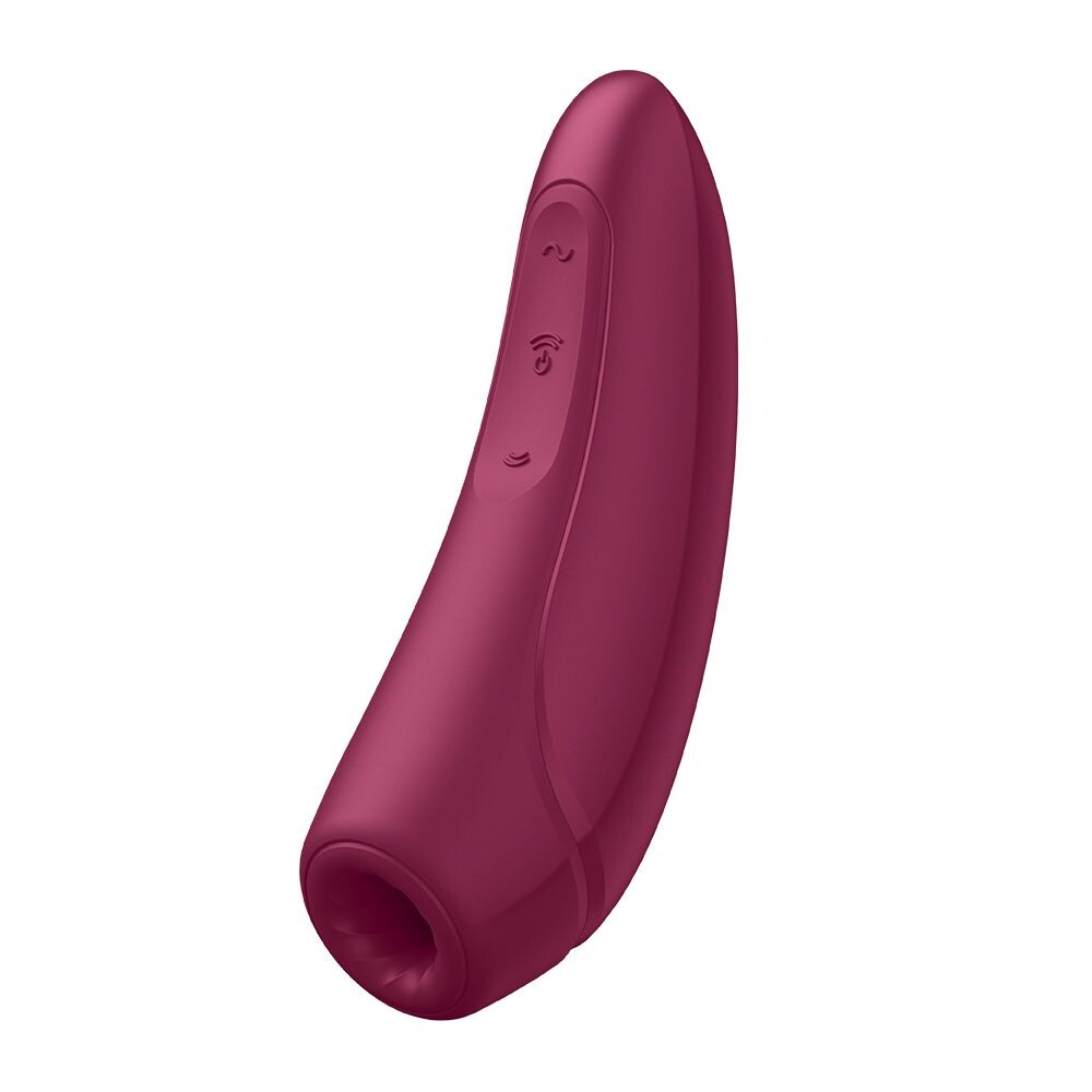 The Satisfyer App Enabled Curvy 1 Plus Rose Red from Forbidden Passion