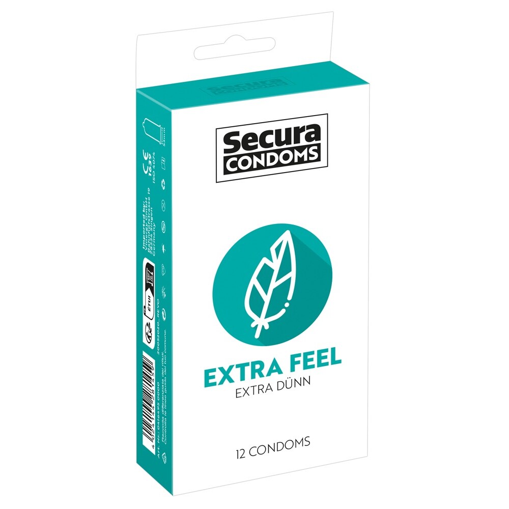 The Secura Condoms 12 Pack Extra Feel from Forbidden Passion