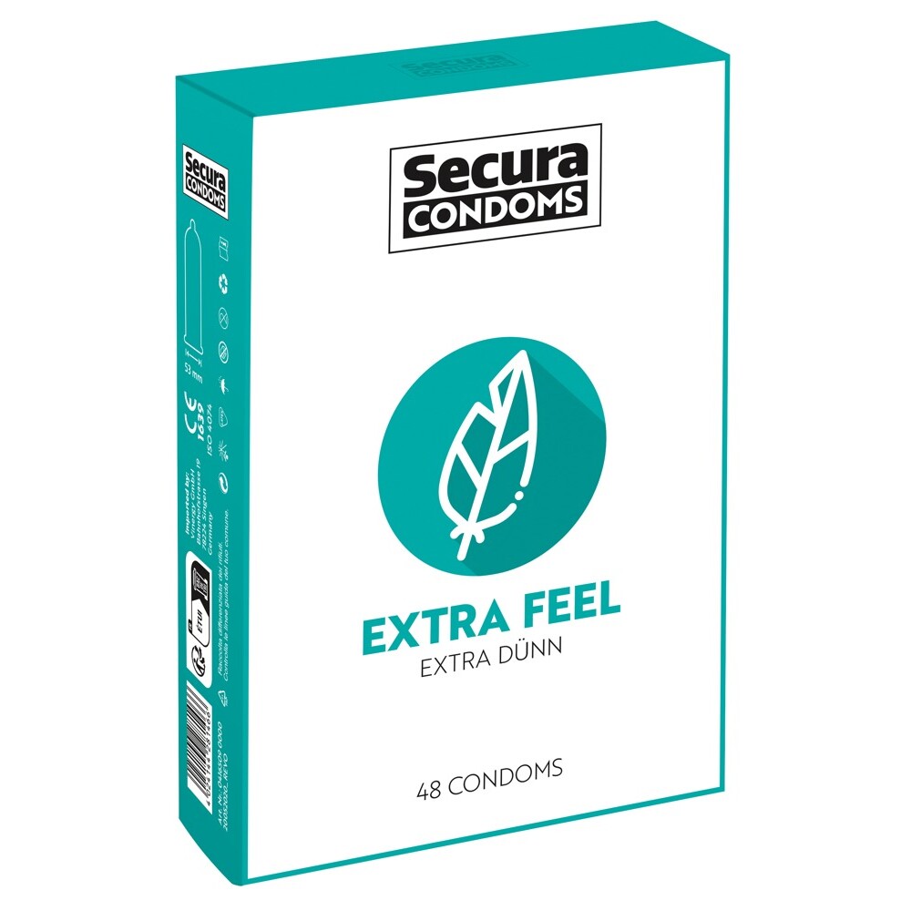 The Secura Condoms 48 Pack Extra Feel from Forbidden Passion