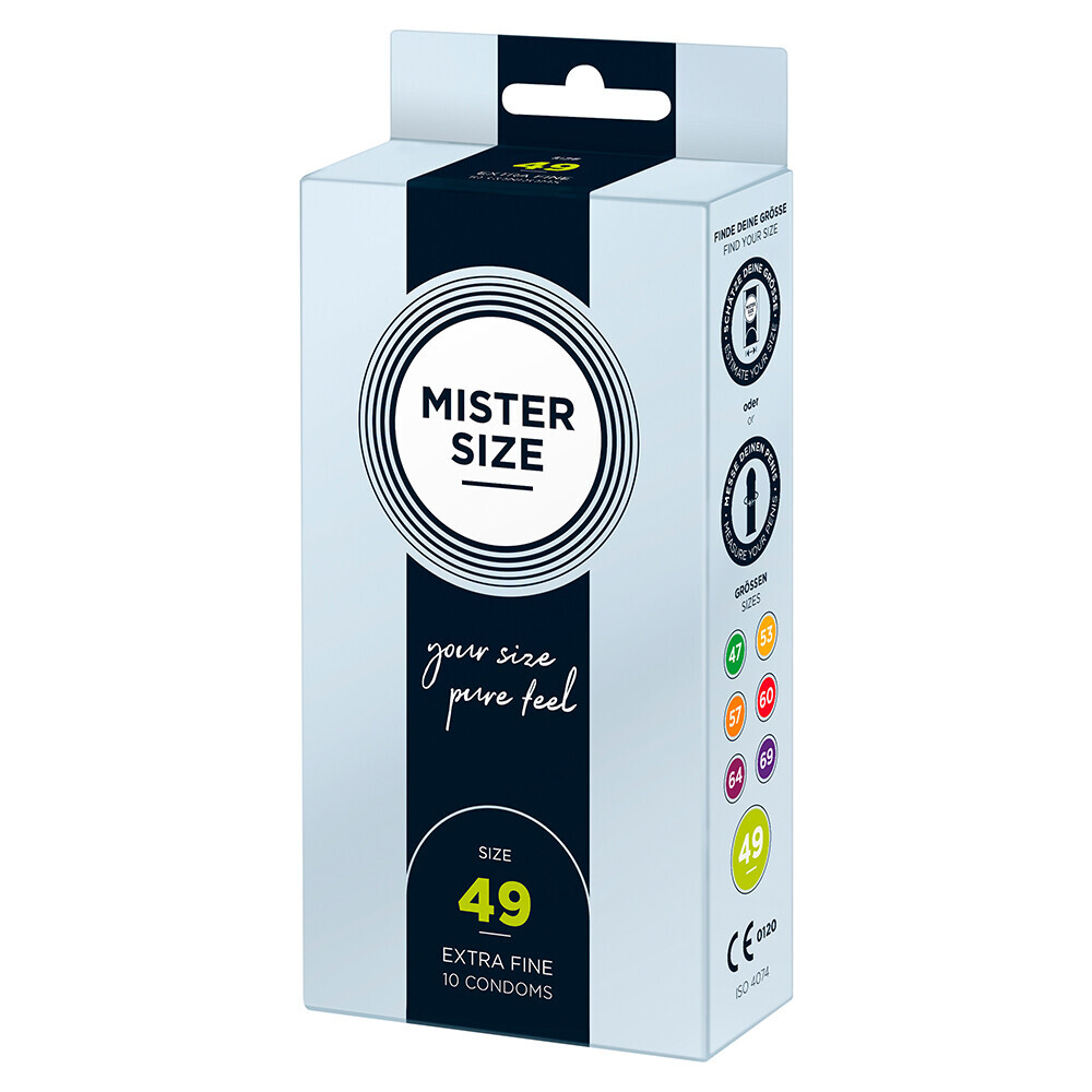 The Mister Size 49mm Your Size Pure Feel Condoms 10 Pack from Forbidden Passion