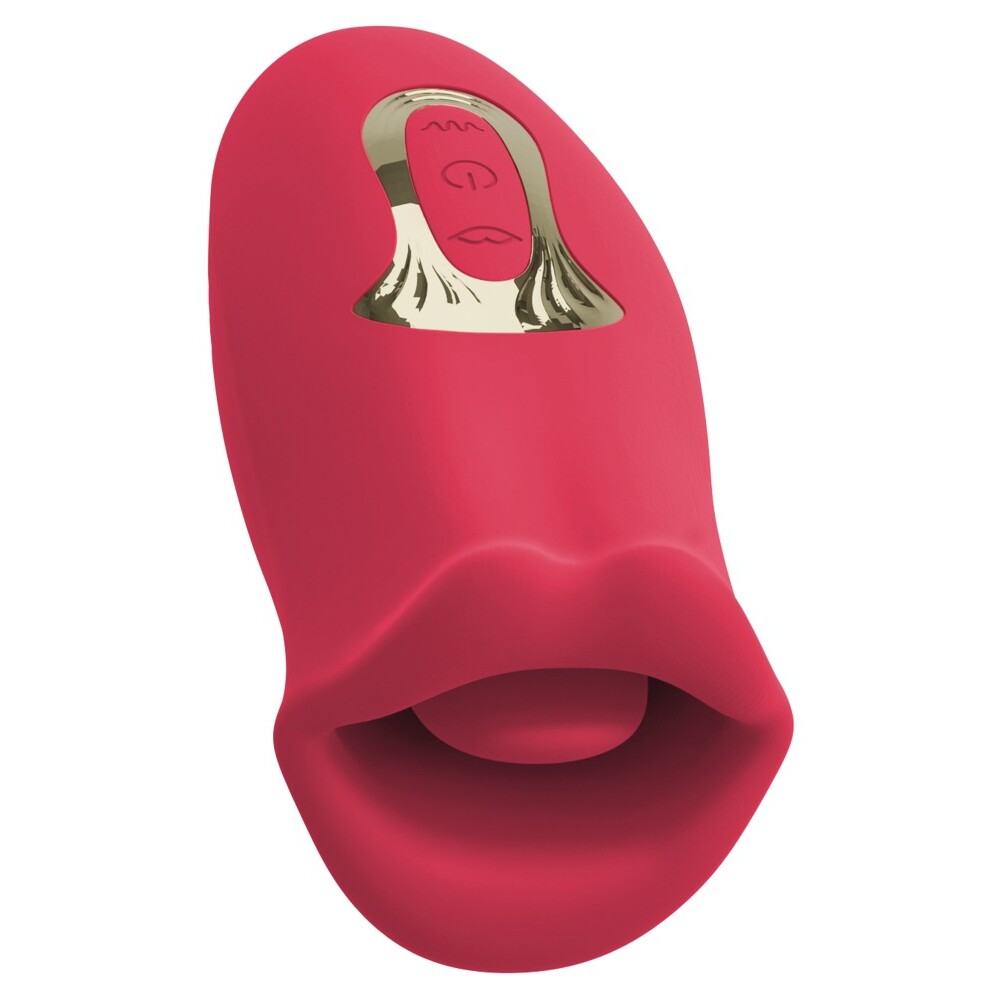 The Oral Fun Moving Lips Tongue Vibrator from Forbidden Passion