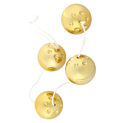 The 4 Gold Vibro Balls from Forbidden Passion