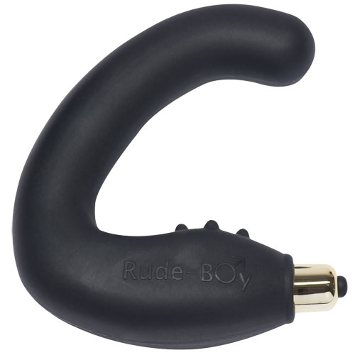 The Rocks Off 7 Speed Rude Boy Black Prostate Massager from Forbidden Passion