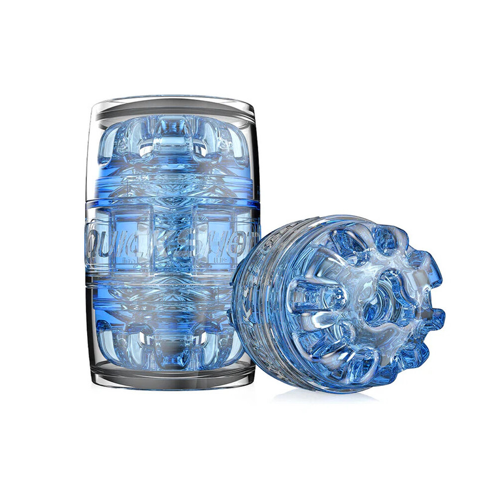 The Fleshlight Quickshot Turbo Blue Ice from Forbidden Passion