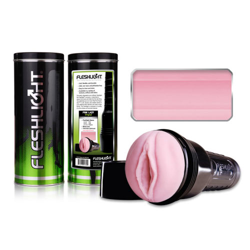 The Fleshlight Pink Vagina Masturbator from Forbidden Passion