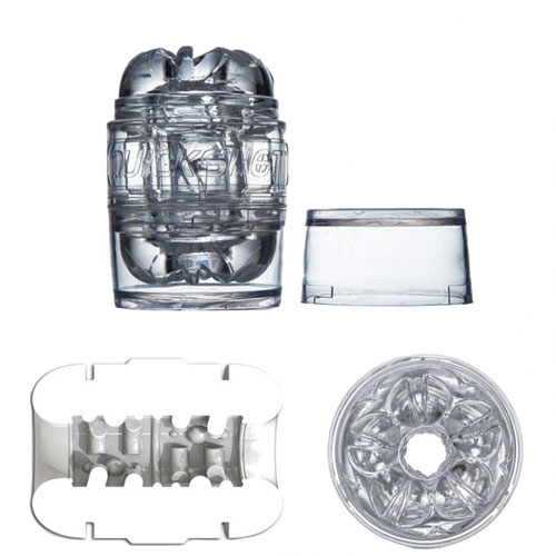 The Fleshlight Quickshot Vantage Clear from Forbidden Passion