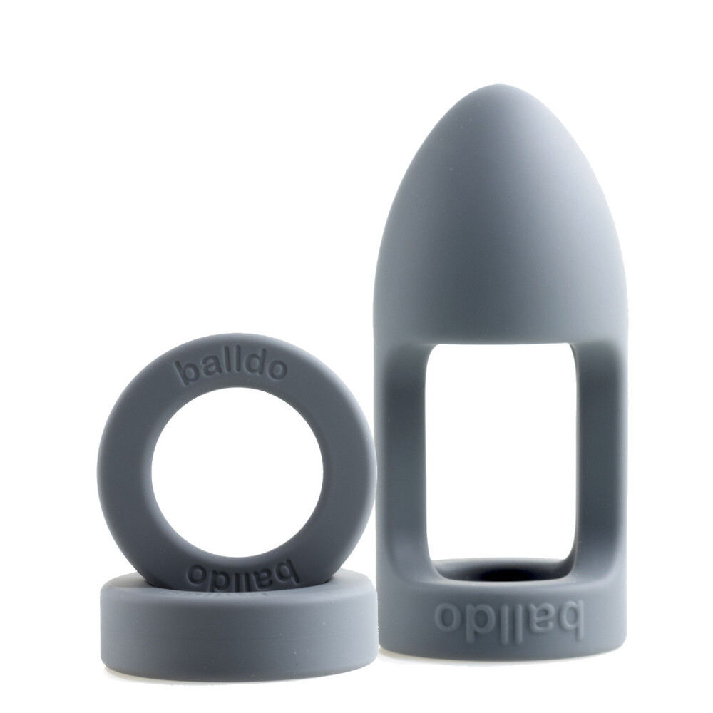 The Balldo The Worlds First Ball Dildo Steel Grey from Forbidden Passion